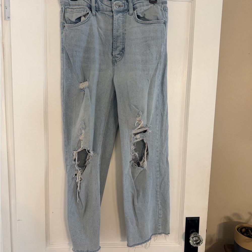 Wild Fable Light Blue Denim distressed jeans